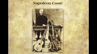 Napoléon Coste「Andante in d minor」for Guitar TAB譜付き楽譜サンプル