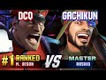 SF6 ▰ DCQ (#1 Ranked M.Bison) vs GACHIKUN (Rashid) ▰ High Level Gameplay