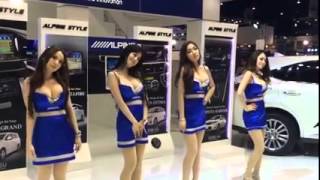 泰國車模跳舞搞笑 - Thai racequeens funny dance