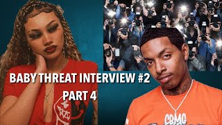 Baby Threat on receiving death threats from people, wanting to be famous, being cool with CBMG Grego