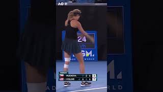 Danielle Collins Awkward Moment When Match is Not Over 😂