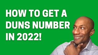 What is a DUNS Number? How To Get Duns Number Fast 2021 - How to Get Duns Number Free Self-Employed