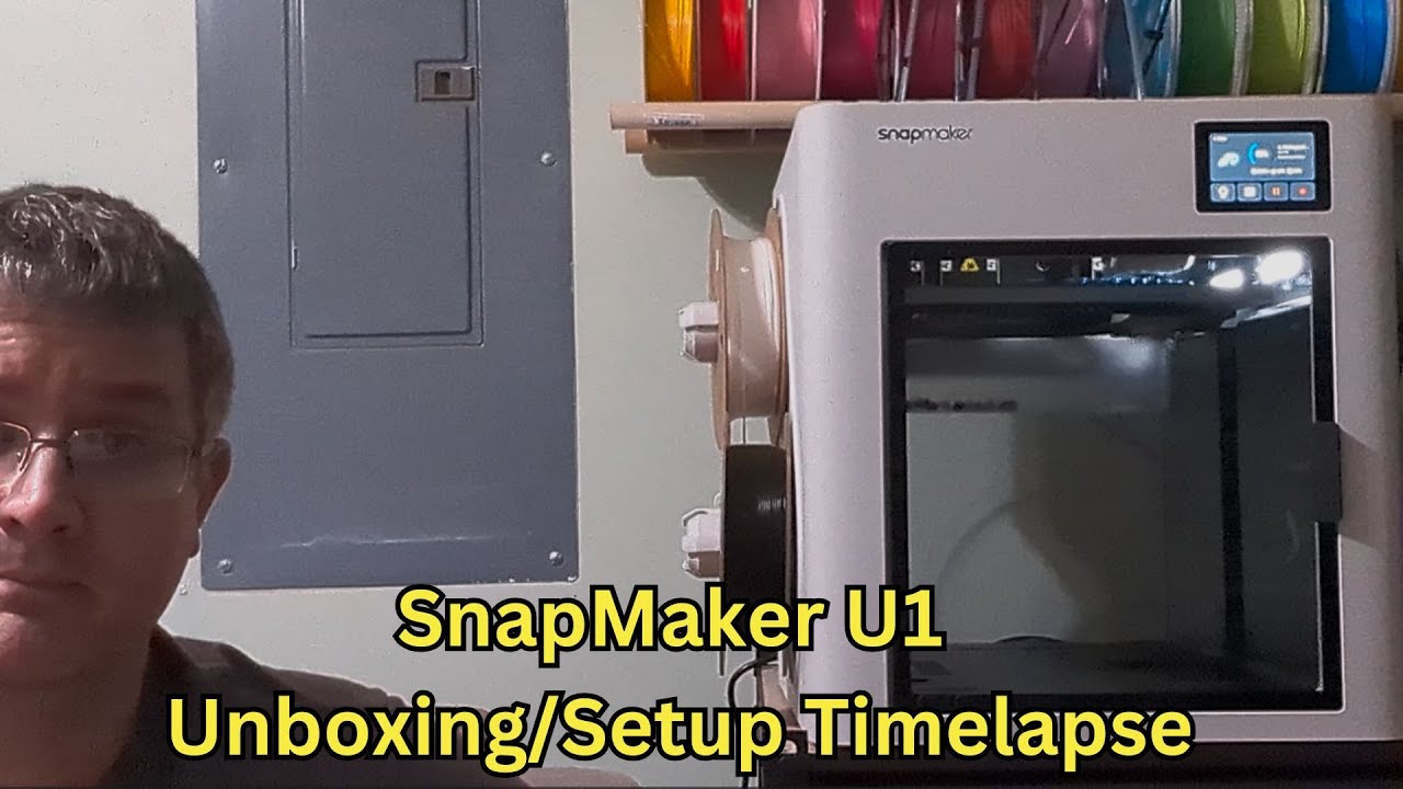 Snapmaker U1 Real Unboxing Setup Experience Time Lapse Commentary