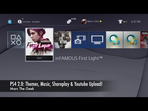 PS4 Update 2 0: Themes, Music, Shareplay & Youtube Upload! PS4 Update 2 0: Themes, Music, Shareplay & Youtube Upload!