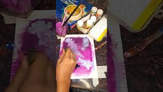 DIY ACRYLIC PAINTING 🎨#viral #trending #ytshort #tiktok #satisfying #fun #acrylicpainting