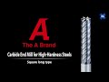 AE-ML-H long carbide end mill for high-hardness steels