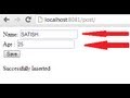 Insert Data Into MySQL Database using jQuery + AJAX + PHP