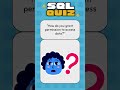 SQL Tutorial #sqltutorial #sql #shorts #sqlquiz # oraclequiz