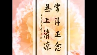 @书法艺术 《常得正念  无上清凉》雅言挂字画 书法家  毛笔字练习 书法教学 行书 Calligraphy。