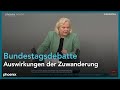 Bundestagsdebatte über die Auswirkungen der Zuwanderung am 13.10.23