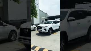 GRAND DELIVERY OF TOYOTA FORTUNER 2022 TOP MODEL WHITE DIESEL AUTOMATIC