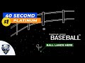 The 40 Second Platinum Guide | Baseball: Breakthrough Gaming ($1 Easy Plat)