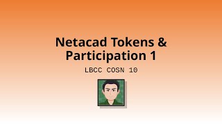 LBCC COSN 10: Netacad Tokens \u0026 Participation 1