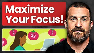 Neuroscientist Reveals the Ideal Length of Time for Focused Work! | Andrew Huberman
