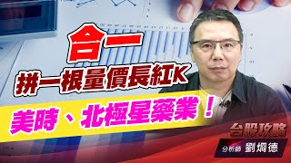 合一拼一根量價長紅K，美時、北極星藥業！｜台股攻略｜劉烱德