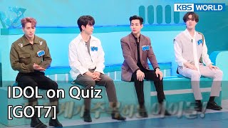 [ENG] IDOL on Quiz #9 (GOT7) - KBS WORLD TV legend program requested by fans | KBS WORLD TV