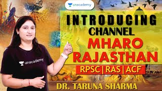 RAS/ACF EXAM PREPARATION Introducing Mharo Rajasthan | Dr. Taruna Sharma | RPSC