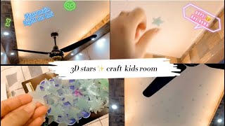 Fluorescent Night Glowing 3D Stars ⭐️ 💫For Room Decoration Review In  2022