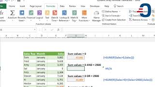 How to use Arrays to sum with conditions