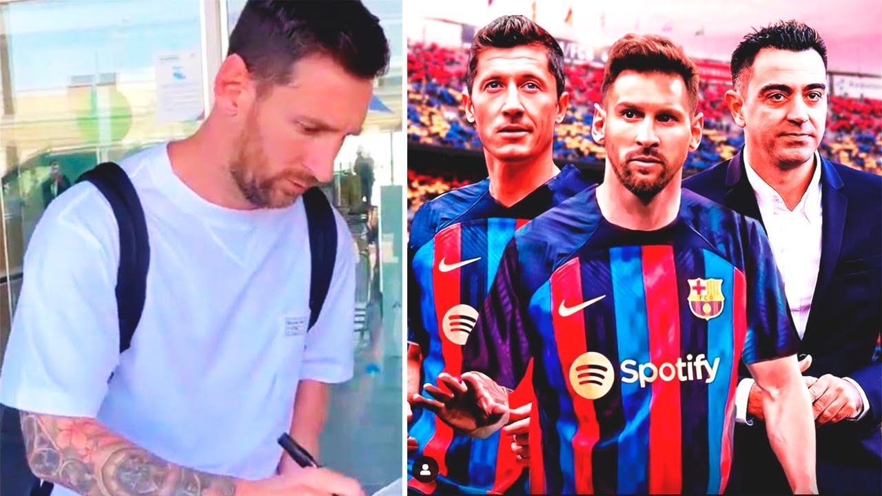 MESSI IS ALREADY AT BARCELONA! BARCELONA WILL SIGN LIONEL! IT'S STARTED ...