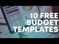 10 Free Budget Templates (Download Now)
