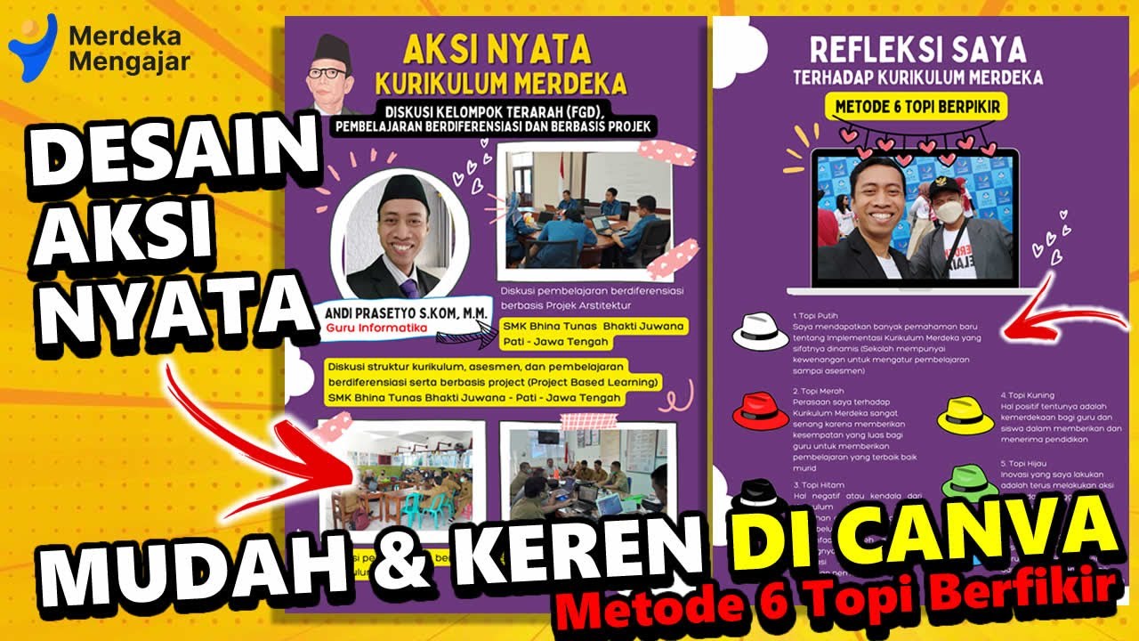 🔴MEMBUAT AKSI NYATA KEREN DAN MUDAH DI PMM TOPIK KURIKULUM MERDEKA ...