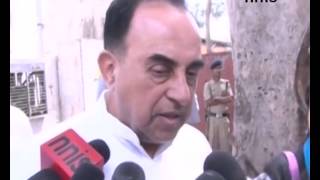 Would Like to See Sonia and Rahul Gandhi in Tihar Jail  - Dr Subramanian Swamy