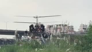 6,000 Watt Hydrogen Fuel Cell Helicopter test flight 氫燃料電池 雷虎無人機