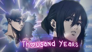 「 Thousand Years 💔😣 (Eren X Mikasa) 」Free Project File「EDIT/AMV」