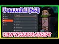 *NEW* Roblox Demon Fall 2.5 Script GUI | Auto Breath, Anti Mod, Auto Farm & MORE!! *PASTEBIN*