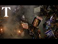 Protesters scuffle with police in Tel Aviv as thousands demand hostage deal