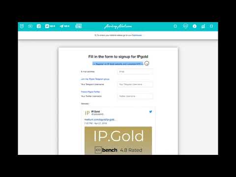 AirdropAlert - How to join FREE IP Gold airdrop! AirdropAlert - How to join FREE IP Gold airdrop!
