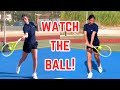 The No.1 Tip for Better Tennis Groundstrokes: Watch the Ball!