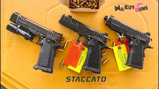 STACCATO 3 รุ่น C2 XC XL ยิงเปรียบเทียบกระบอกต่อกระบอก