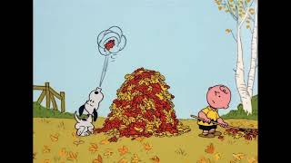 Snoopy playing jazz in autumn | No Ads