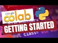 Google Colab  - Getting started with Python