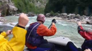 whitewater rafting, Soča river, Slovenia