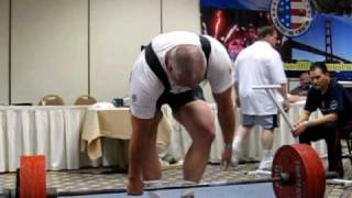 Mark Menslage at the '09 USPF National Championships: 650-lb. Deadlift