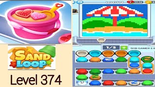 🏖️ Sand loop level 374 umbrella ☔ solution and walkthrough for gameplay