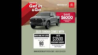 2025 Toyota Tundra - SPECIAL OFFER - ON NOW @medicinehattoyota