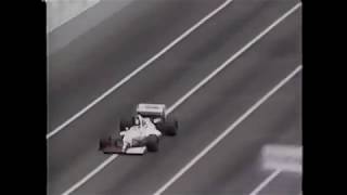 F1 1989 USGP Derek Warwick crashes his Arrows-Ford [USF\u0026G]