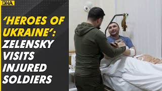 Russia-Ukraine War: Zelenskyy visits injured soldiers, hands out ‘Heroes of Ukraine’ medals