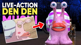 I make a Realistic Live-Action One Piece Telephone Snail  |【Den Den Mushi】