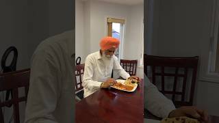 Papa Sidhu furious after eating this food 😡