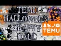 Temu Halloween Craft Haul | Coupon Code fav45575