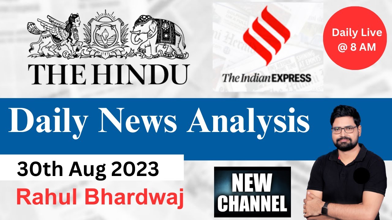 30th August 2023 The Hindu Daily Editorial And News Analysis Upsc