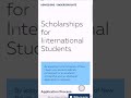 Undergraduate Scholarship in U.S for International students #studyinusa #studyabroad  #scholarships