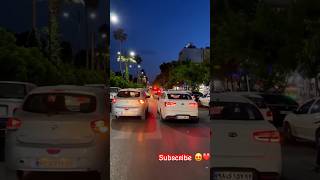 شبهای زیبای فلکه گاز شیراز 😍Iran 2023 Night Walk 💚🤍❤️