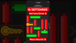 16 September Mini Game Hamster Kombat Daily Mini Game Solved