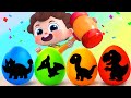 T-Rex Roar! | Dino Surprise Eggs 🦖| Dinosaur Song | Nursery Rhymes & Kids Songs | BabyBus